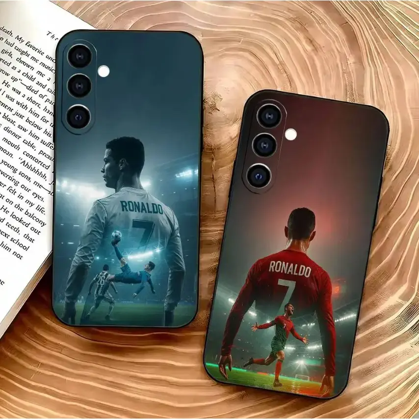 Football Superstar Dual Back View Print Anti-Drop Matte Case Series For Samsung Galaxy S26 S25 S24 S23 S22 S21 Ultra Plus FE