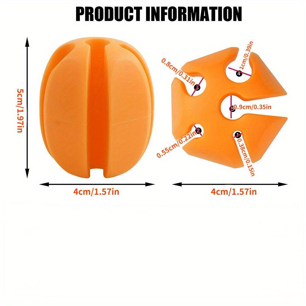 Silicone Fishing Rod Holder, 6 Counts/set Multi-functional Safety Grip Fishing Rod Holder, Fishing Accessories for Fishing Rod Management & Protection, Christmas Gift, Fishing Rods Holder