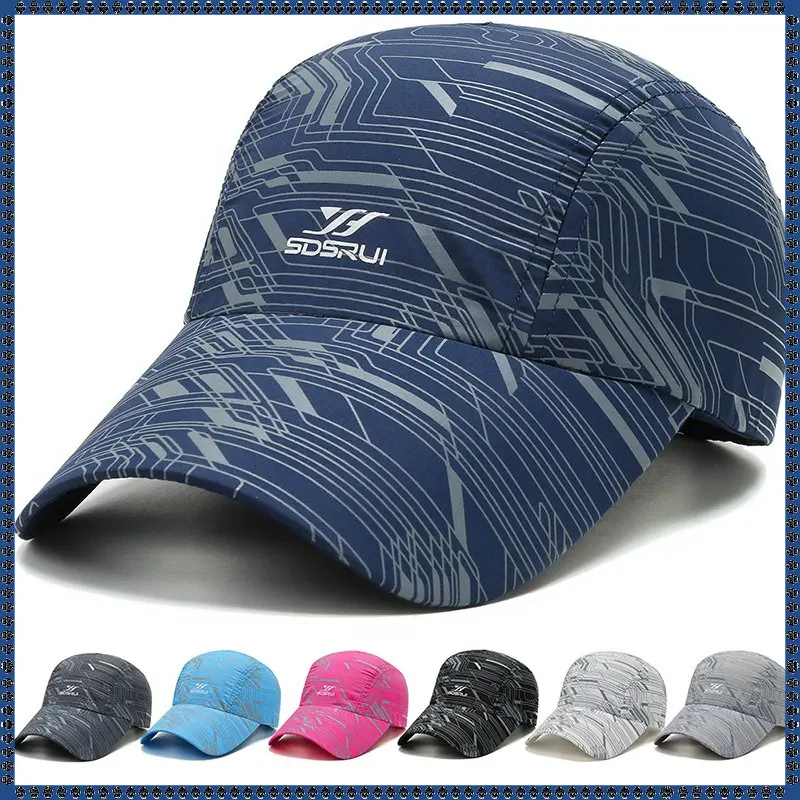 New Baseball Cap With Print Soft Top Dad Hat Adjustable Sun Hat For Men Women Outdoor Sports Running Travel Thin Quick Dry Mesh Cap For Camping Daily Wear Fashion Gifts Blue Black Pink Grey Hat