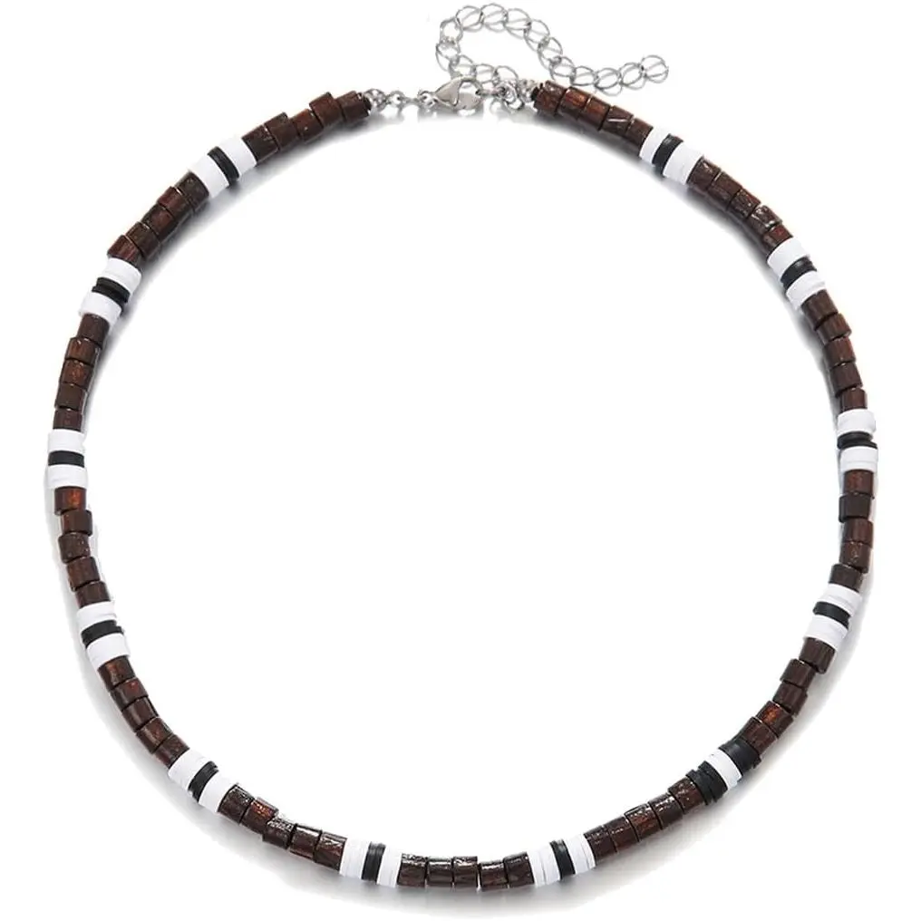 Puka Shell Necklace Men Summer Surfer Necklace Seashell Necklaces for Women Beach Necklaces for Men Beach