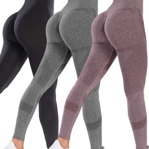 Women's High-Waisted Seamless Yoga Pants, Butt-Lifting Sporty Leggings, Breathable Fitness Wear, Gym Workout Sportswear, All-Season Tight Workout Bottoms, Athletic Skinny Pants, Fitness Activewear #GLOBAL PICKS