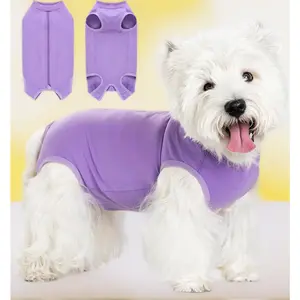 Dog Surgery Recovery Suit for Dogs After Surgery Female, Dog Onesie  Neuter Puppy Spay Shirts, Post-Op Bodysuit Pajamas Anti Licking Abdominal Wounds Cone Alternative