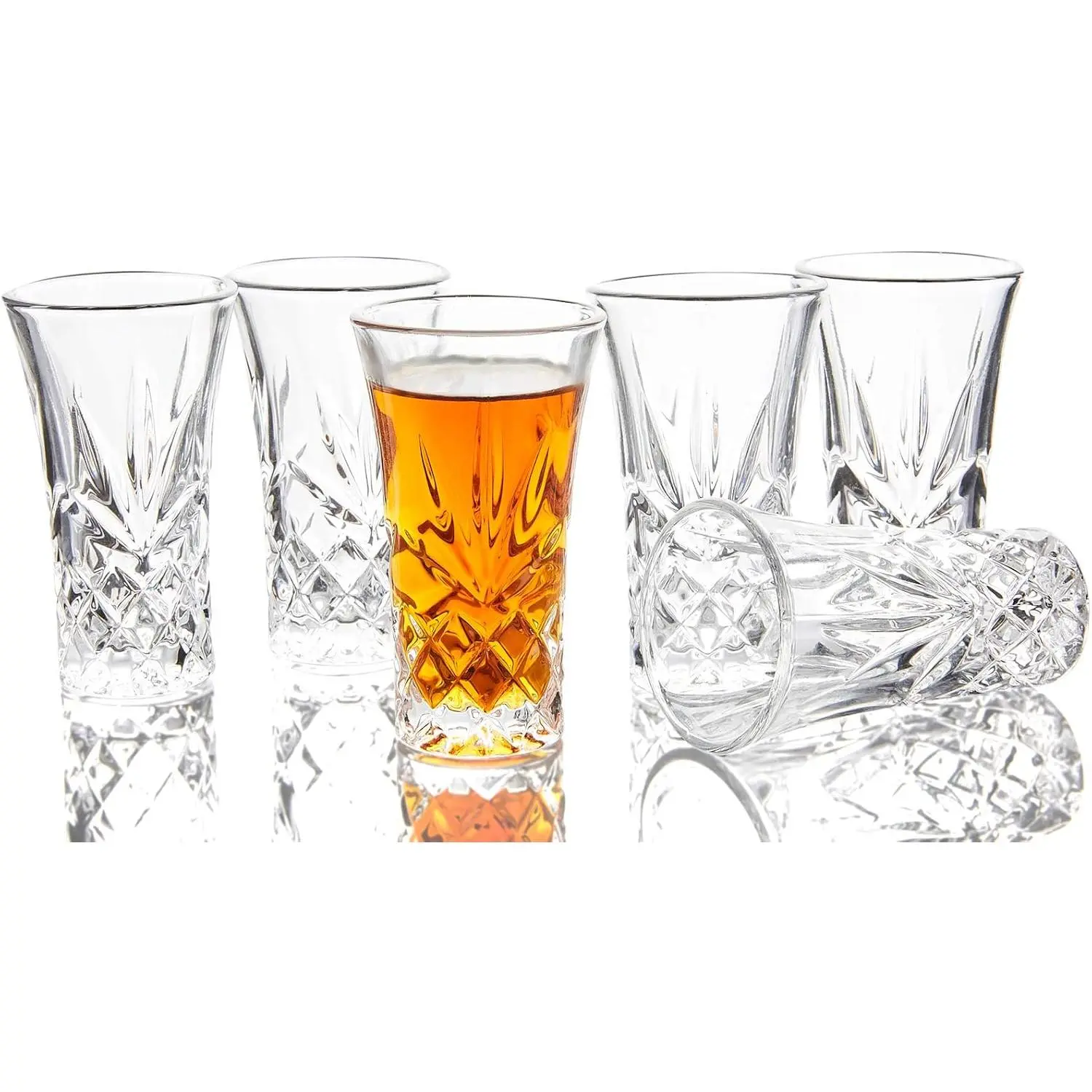 Tequila glasses with heavy base, 2 ounces (set of 6)