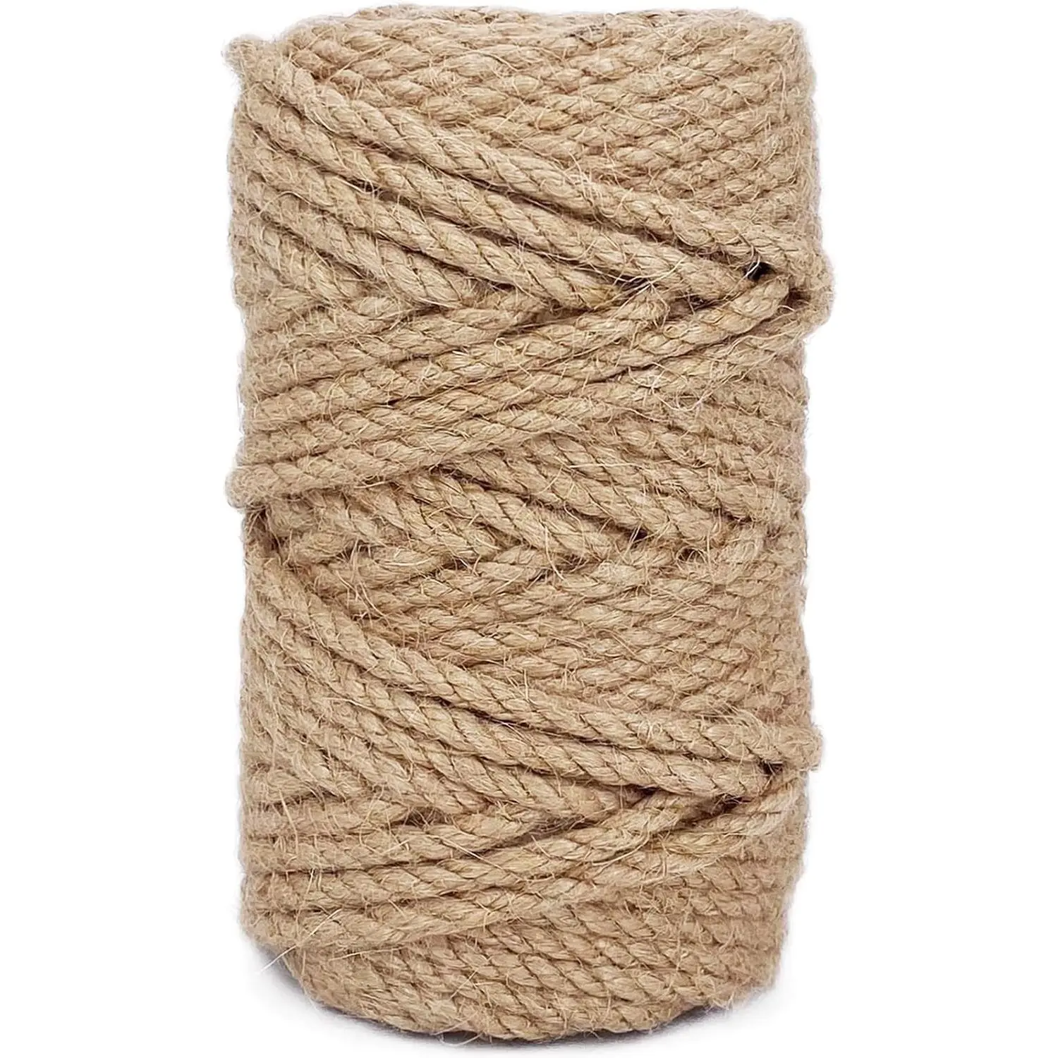 4.5mm Jute Rope 100   Craft Rope Twine String  for  Gardening Macrame Arts Crafts DIY     Repairing Recovering Cats  Making,Brown