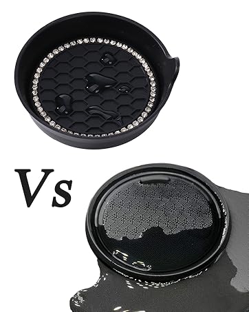2PCS Bling Crystal Car Cup Holders  Non-Slip Coasters for Car Interior | Universal Fit, Luxury Style