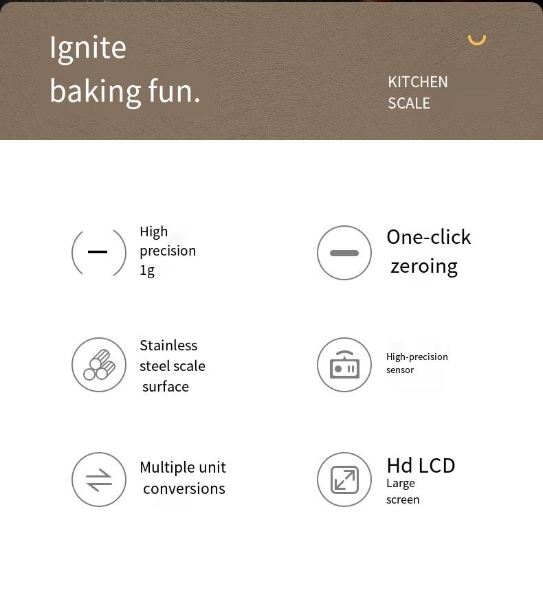 5kg/1g Multifunction Electric Digital Kitchen Food Scale LCD Display, High Precise Waterproff Measuring Scale Stainless Steel 5kg/1g Multifunction Electric Digital Kitchen Food Scale LCD Display, High Precise Waterproff Measuring Scale Stainless Steel