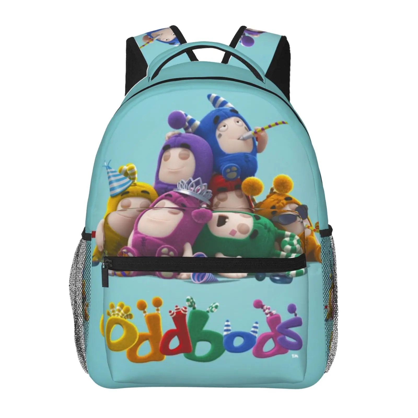 Kids backpack, Oddbods3 School bag, Cute Cartoon Backpacks for girls boys, Adjustable Straps Bookbag for Office Travel Bag