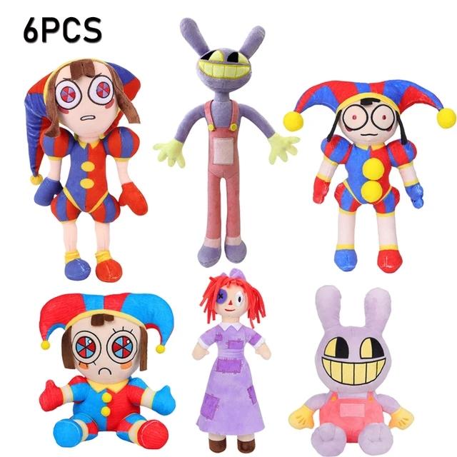 New The Amazing Digital Circus Plush Clown Ragatha pomni Cartoon Jax Doll Joker Plush Soft Stuffed Sofa Decorate Christmas Gift