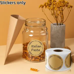 Kraft Paper Sticker Roll (500 Sheets), Ideal for DIY Projects, Perfect for Scrapbooking, Organization, and Craft Making