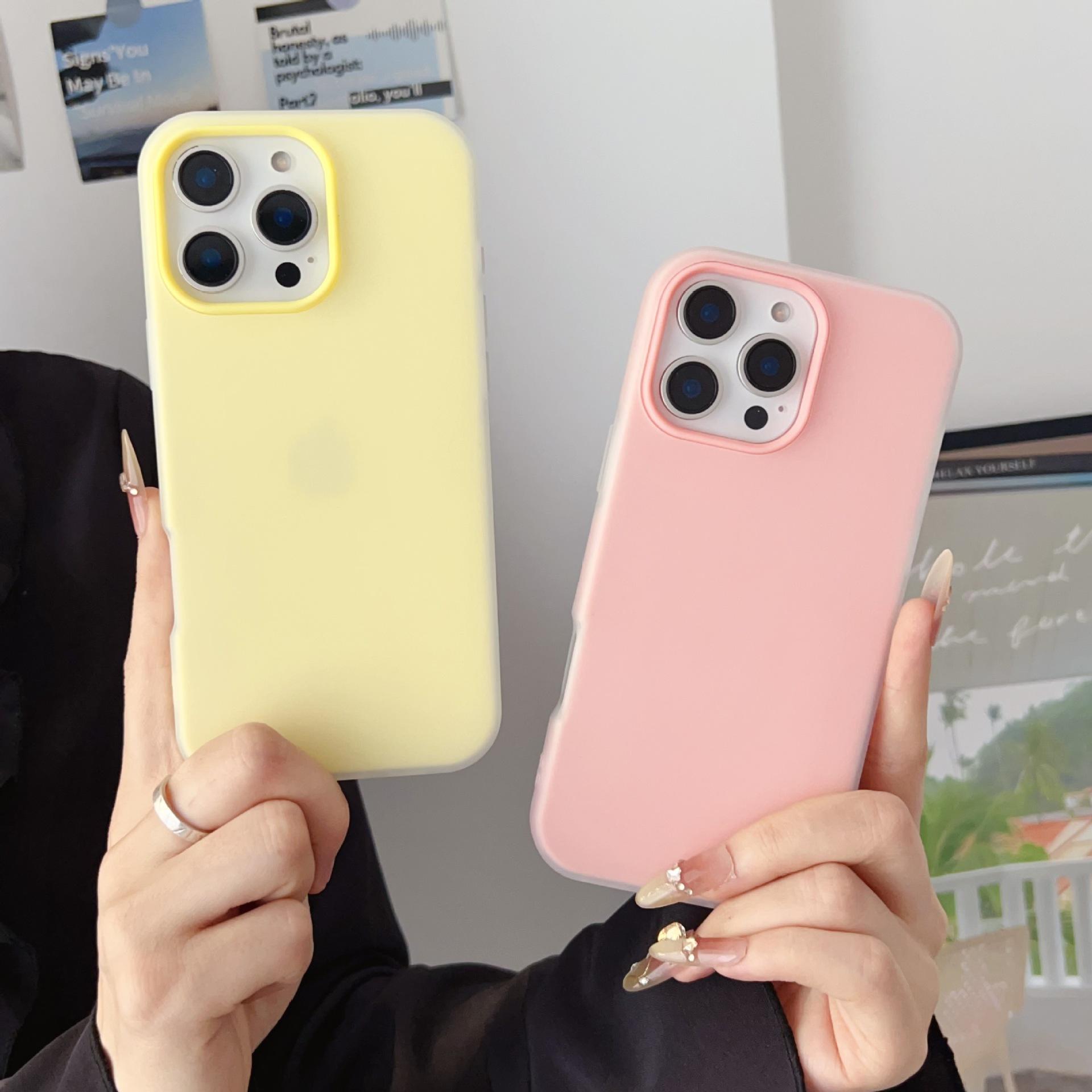 Solid Color Phone Cases for iPhone 17 Pro Case / iPhone 16 Pro Max / iPhone 13 Phone Case / iPhone 15 Plus 14 12 Air|  ShockProof Protection | Perfect Holiday Gifts.