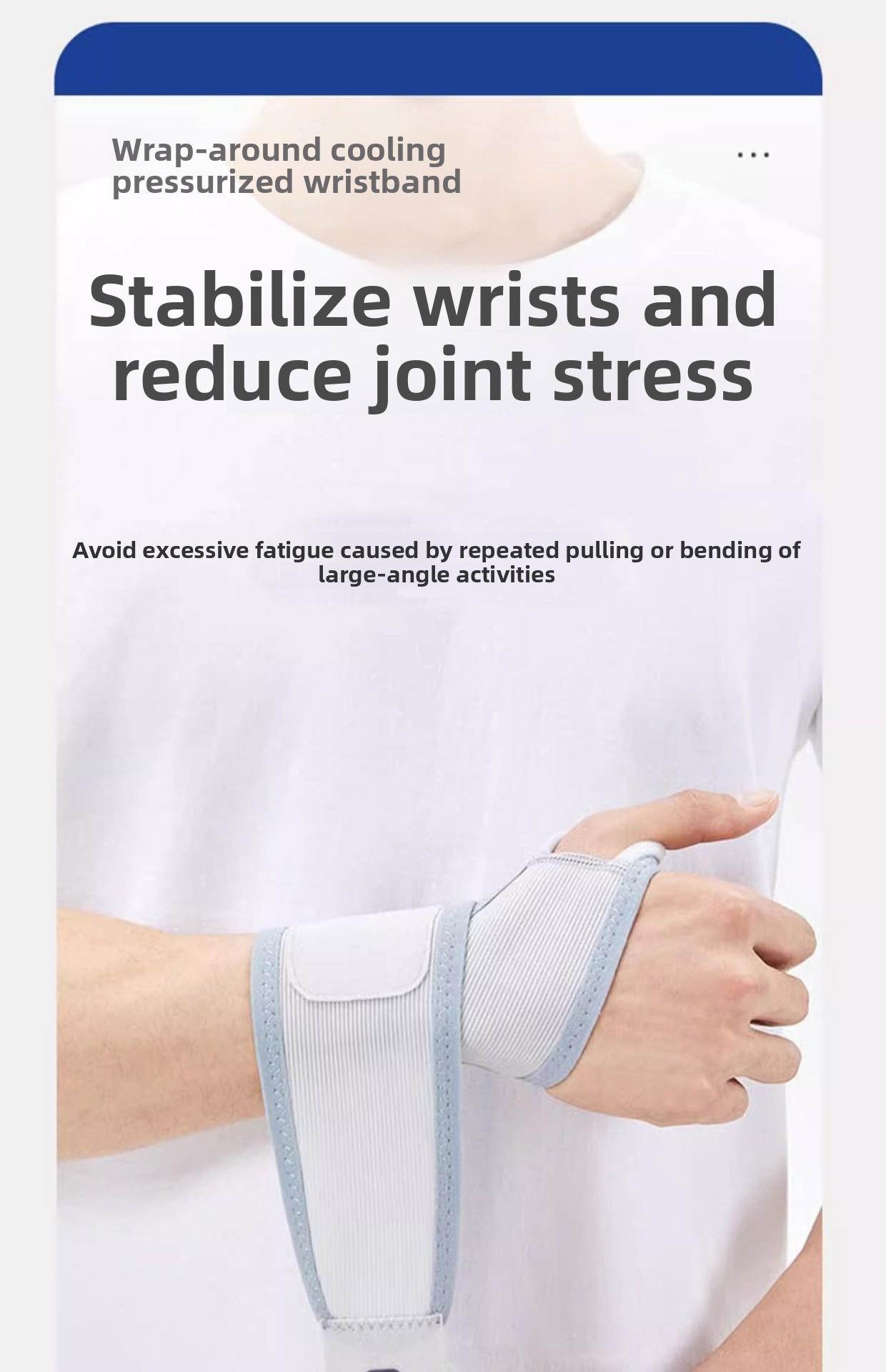 Sports Bracer Thin Strap Pressurized Stable Tendon Sheath Wrist Badminton Basketball Fitness Bracer