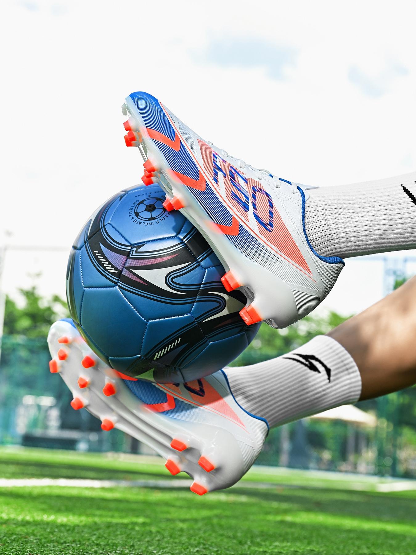Men's Low Top Soccer Shoes Fg Ag Outdoor Sports All Season Breathable Anti-Slip Durable Professional Training Match Footwear