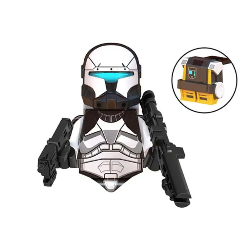2026 hot item G0117 Hunter Wrecker Building Blocks Clone Trooper Cody Mini Figurine Wilco Trooper Bricks Thorn Figure Kids Toys Popular toys
