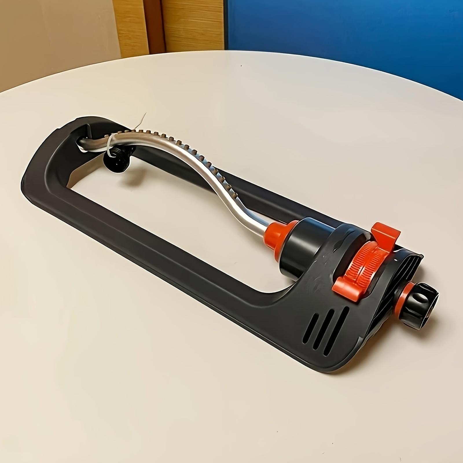 Automatic Oscillating Sprinkler with 19 Hole Adjustable Watering System – Lawn and Garden Sprinkler with Universal Hose Connector, Even Coverage for Yard, Patio, Grass, Durable Plastic, No Battery Required, Easy Setup Outdoor Watering Tool