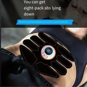 USB Rechargeable Wireless EMS Muscle Stimulator for Abs and Butt Training, Body Sculpting Trainer for Men and Women  Charging fee