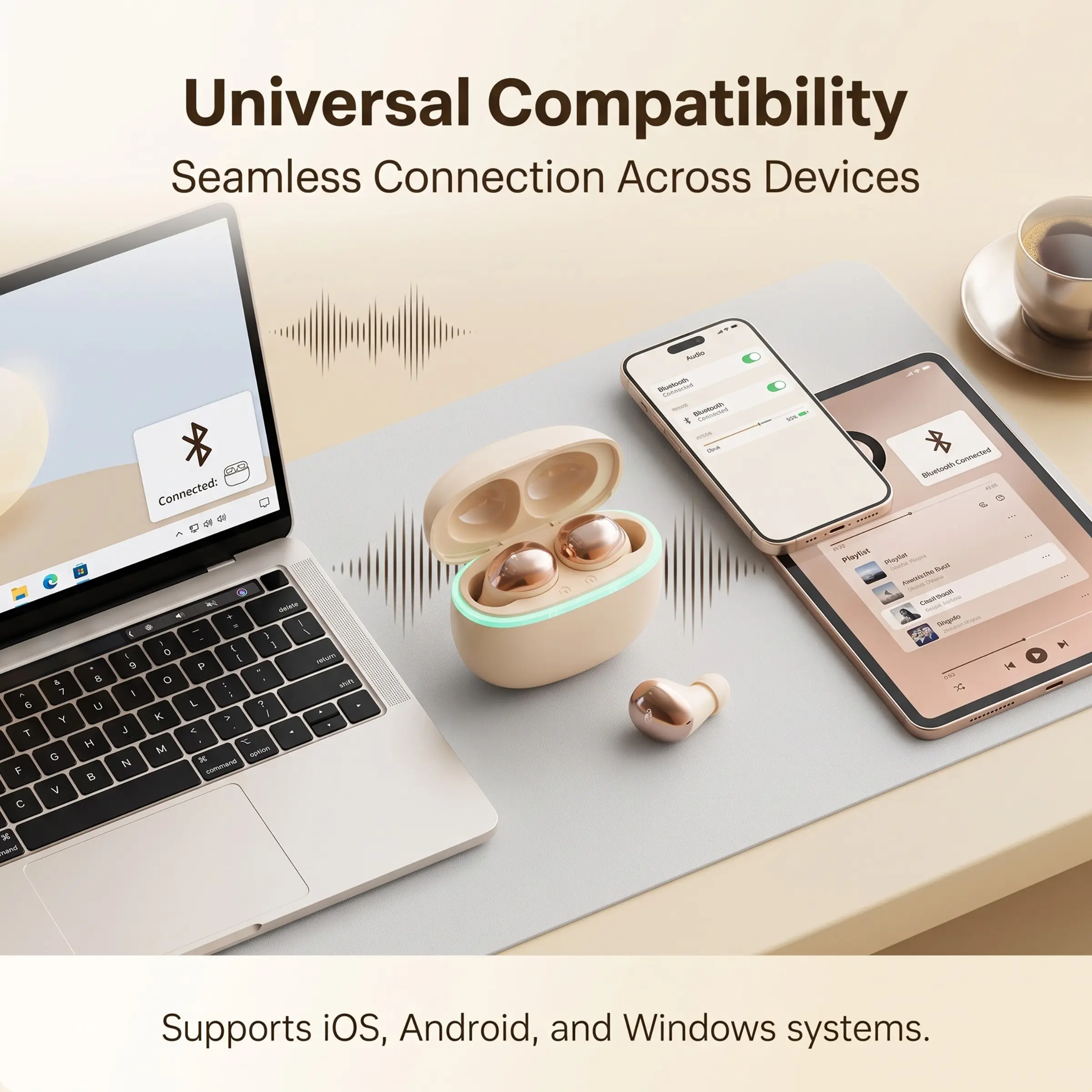 Wireless Bluetooth-compatible 5.3 Earbuds, Ultra-Compact In-Ear Headphones, Ideal for Work and Sleep, Invisible Mini Wireless Earphones, Perfect for Narrow Ears