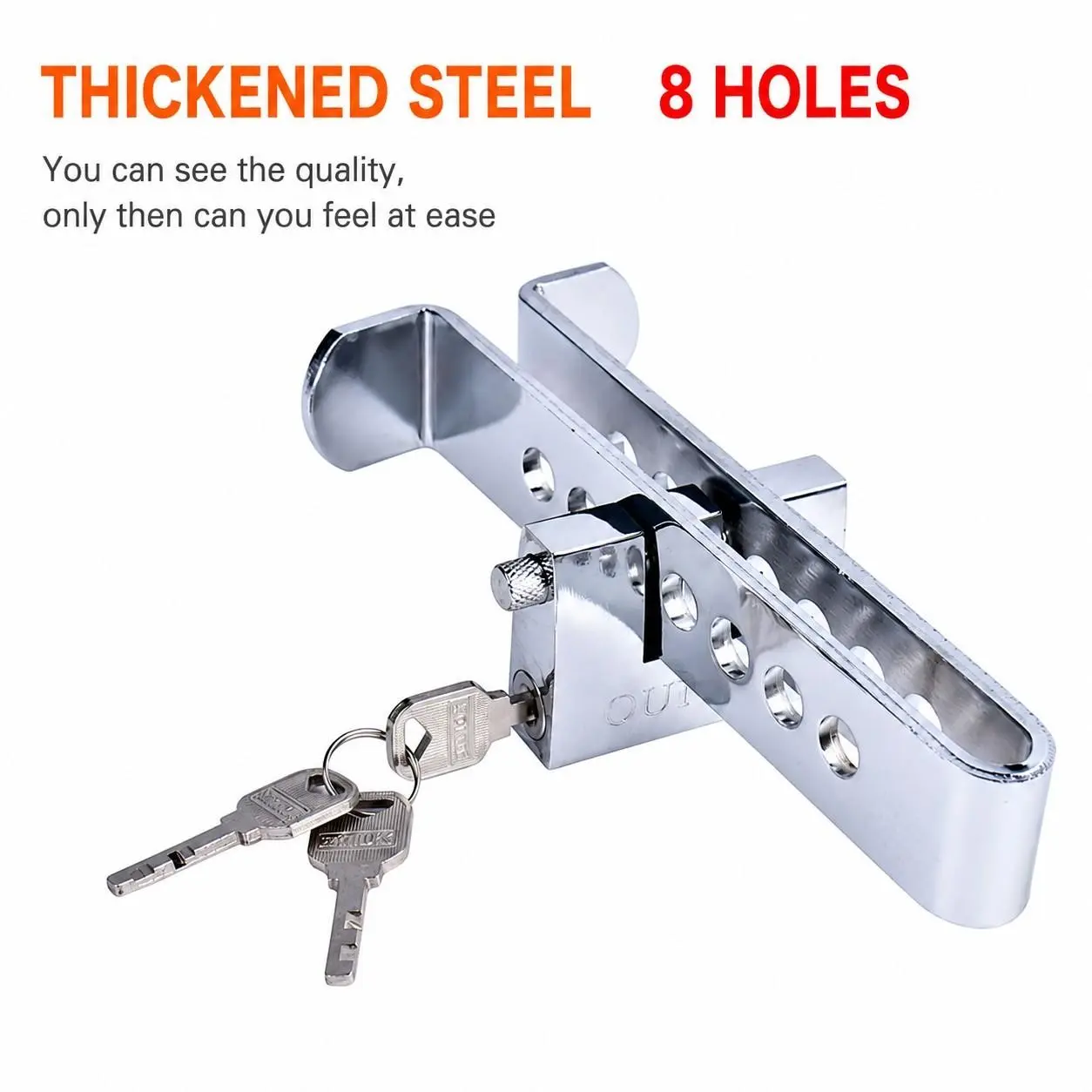 Universal Automotive Car Anti-Theft Lock, Brake Pedal Clutch Footrest Lock, Steering Wheel Security Lock, Vehicle Safety Protection Tool
