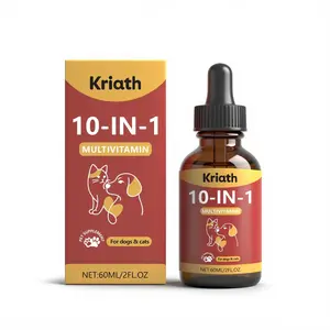 Kriath Pet Multivitamin Oral Liquid Gently Nourishes Your Pet's Body On A Daily Basis, Providing Comfort And Easy Absorption