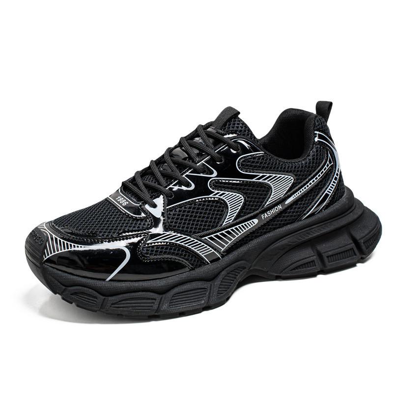 UYCEKK Men's Summer Casual Sports Breathable Thick-Soled Running Shoes for Teenagers