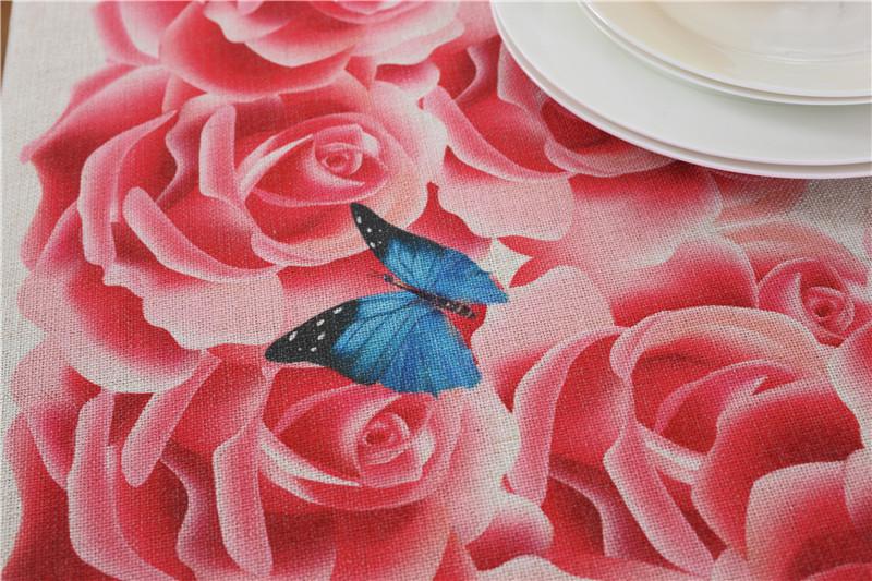 Imitation Linen Dining Chair Cushion, Seat Pad, Backrest Cushion, Pillowcase, Tablecloth, Multi-Purpose Cover Towel