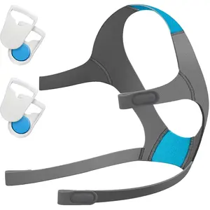 Three sizes Headgear for AirFit F20 /AirTouch F20,1 Pack Replacement F20 Headgear with 2 Pairs Magnetic Clips,Compatible Adjustable Strap Durable Comfort Fit,