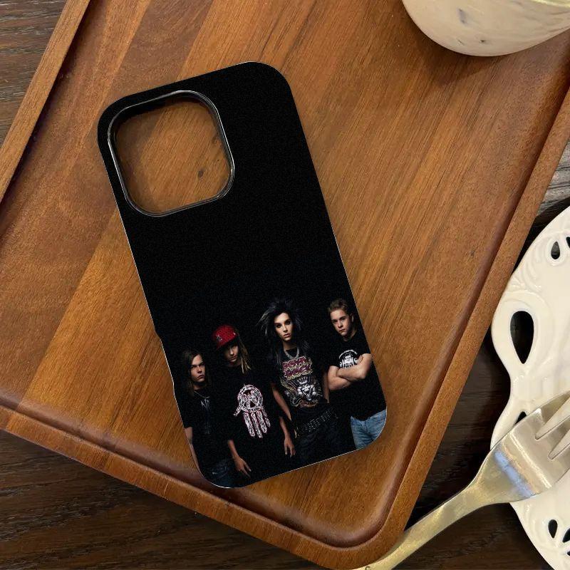 Western Rock-Themed "Real-Person" Style Legendary Band Tom Kaulitz 2-in-1 Film-Integrated Phone Case — Compatible with iPhone 12, 13, 14, 15, 16, 17 Series — Unique & Creative Design