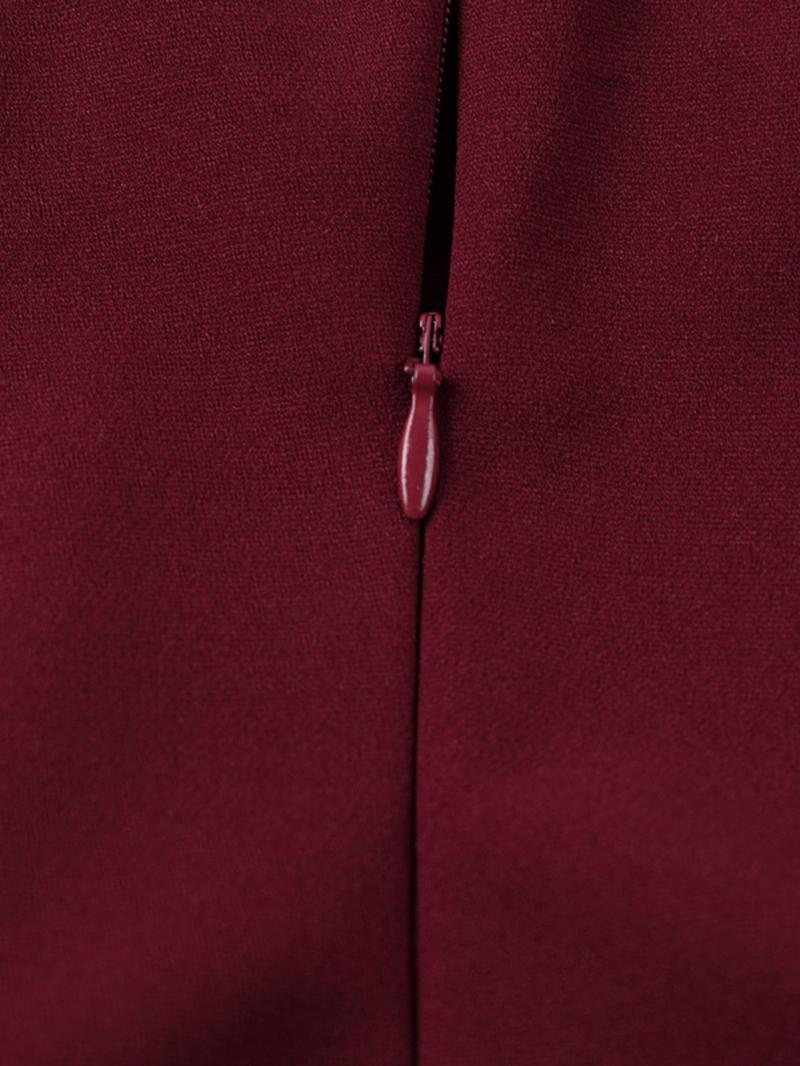 Women's Plain Off Shoulder A Line Dress - Elegant Long Sleeve Outfit for Valentine's Day, Party, Wedding Guest & Holiday