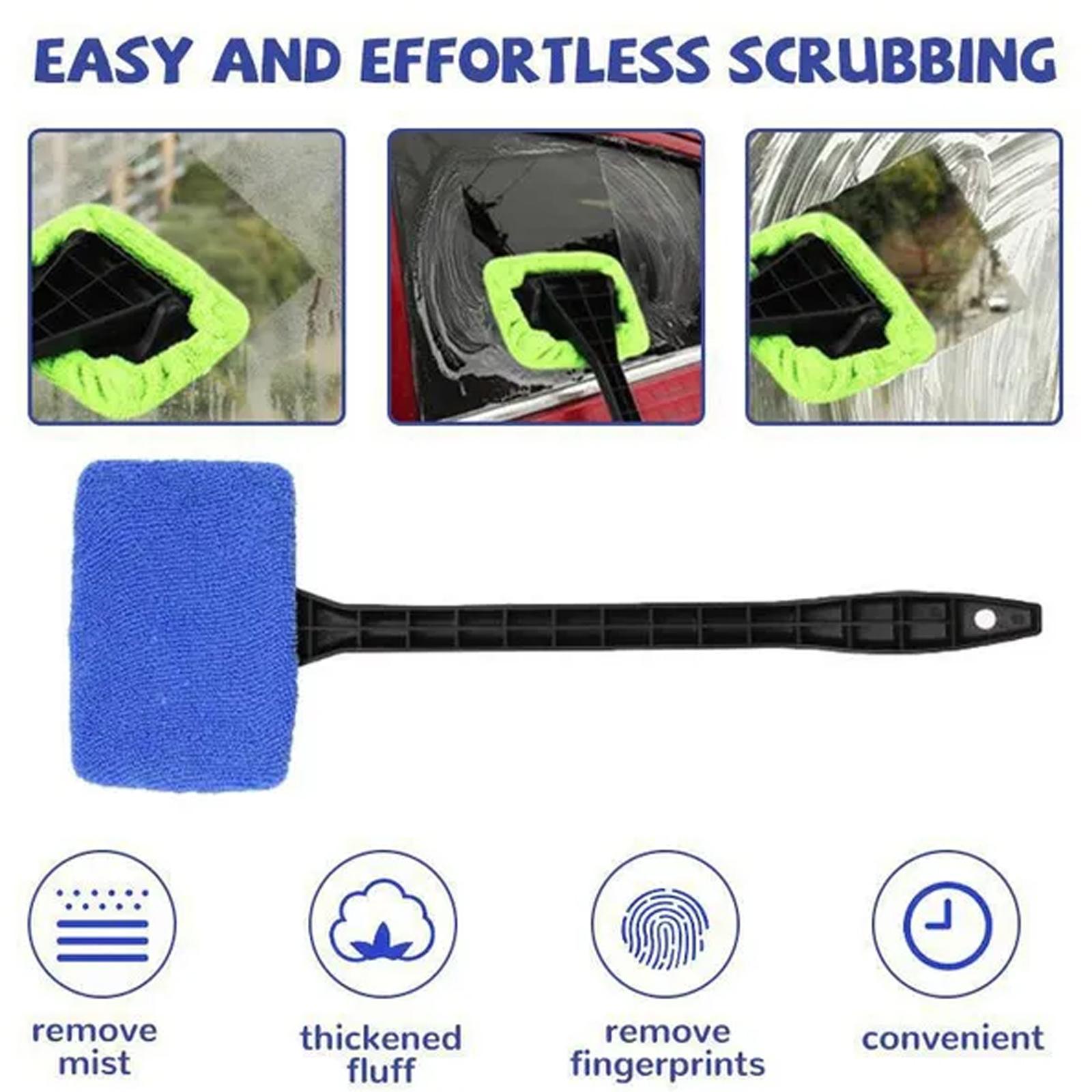 Car Windshield Cleaning Brush, Long Handle Car Window Cleaning Brush, Professional Car Cleaning Tool, Car Accessories, Gift for Men