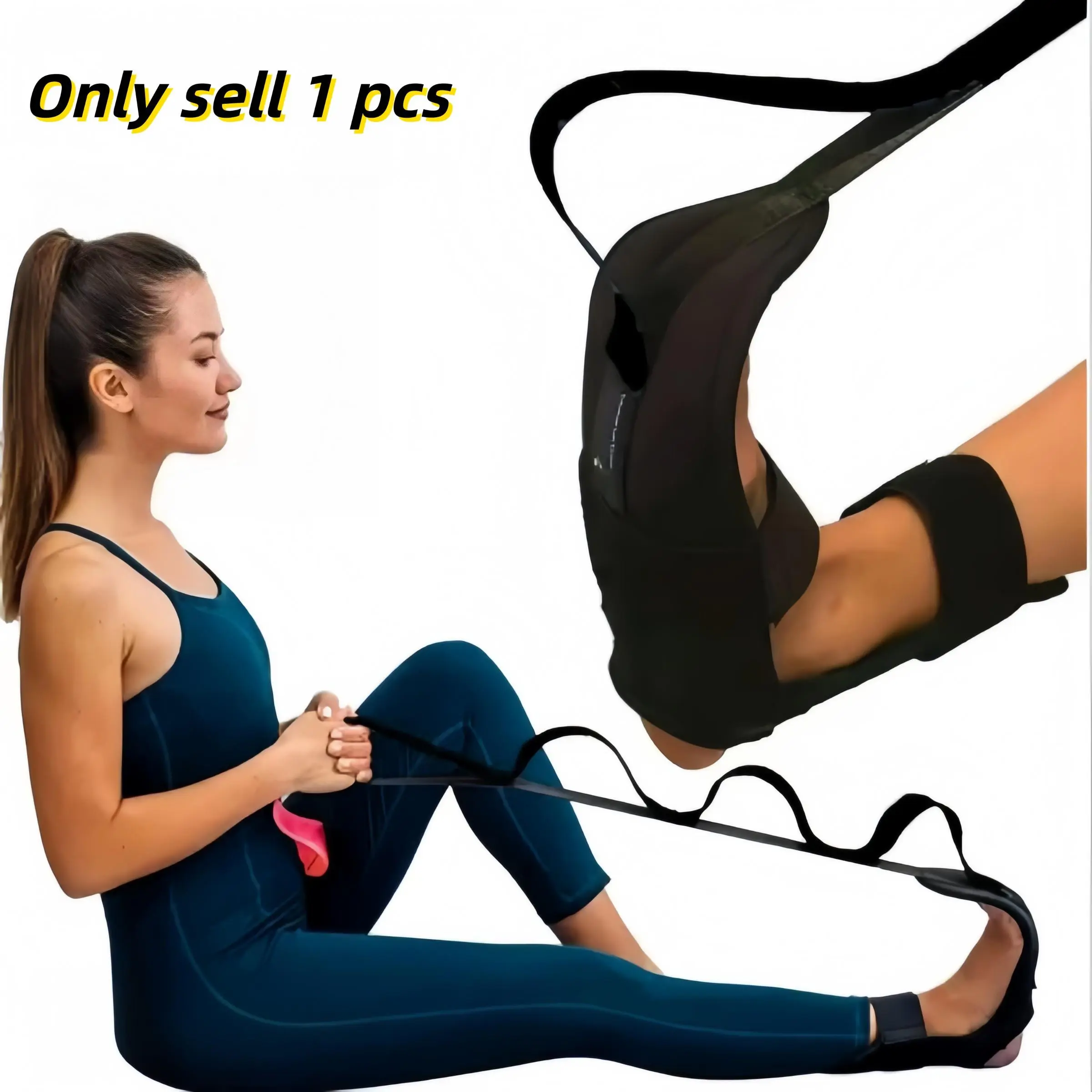 Multifunctional Foot and Ankle Caster, Yoga Stretch Band, Leg Support Strap, Ankle Rope Caster, Foot Caster, Yoga Muscle Relaxation Band