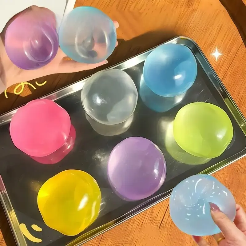 Coconut Oil Slow-Rebound Squishy Hand Squeeze Balls, Soft Fidget Toys, Stress Relief Accessory, Useful Mini Gifts for Party Use