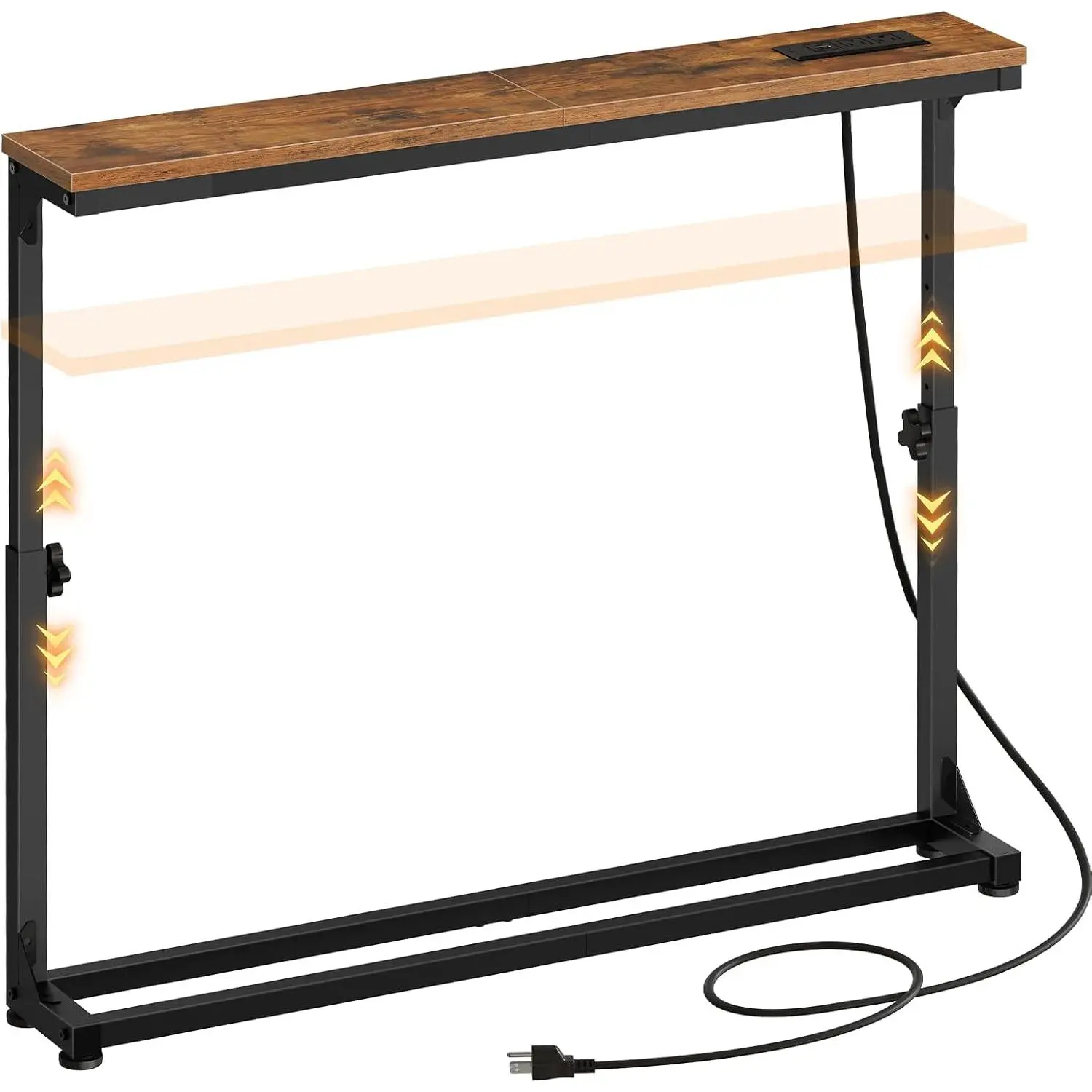 Narrow Console Table with  Station, Sofa Table