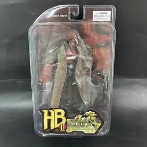 In Stock Hot Mezco Figure Hellboy KO Anime Action Figure Statue Model Ornament Collection Toys Festival Gifts  7inch