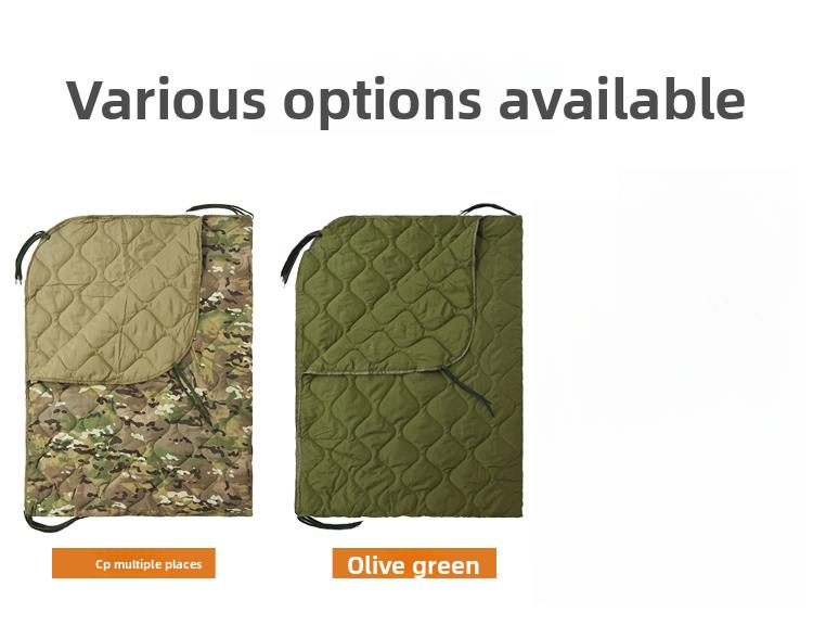 Military Gear Blanket Poncho Liners Woobie Emergency Blanket - Military Surplus Cold Weather Camping and Hunting Woobie Blanket