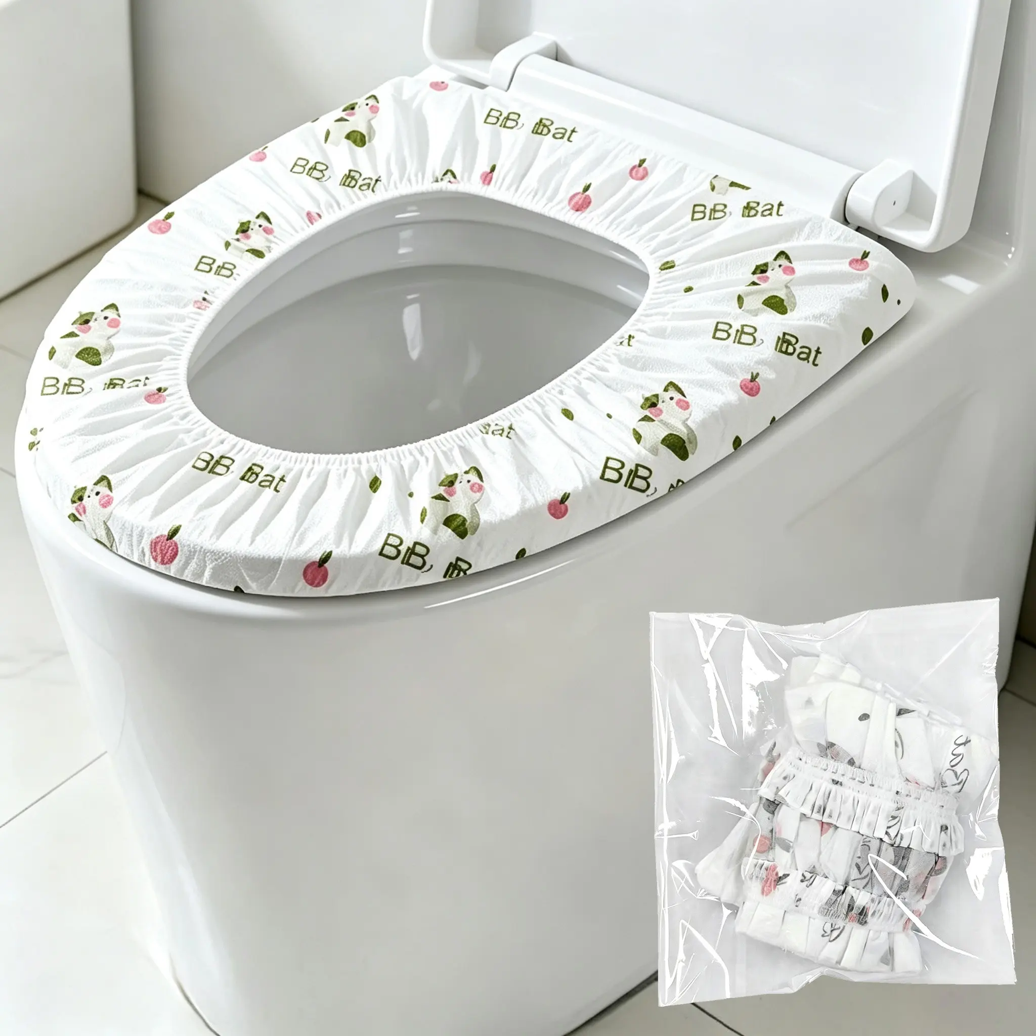 Double-Layer Disposable Toilet Mat, 10-Pack, Hygienic Protection for Public Restrooms, Ideal for Women, Pregnant, Kids, Skin-Sensitive Users