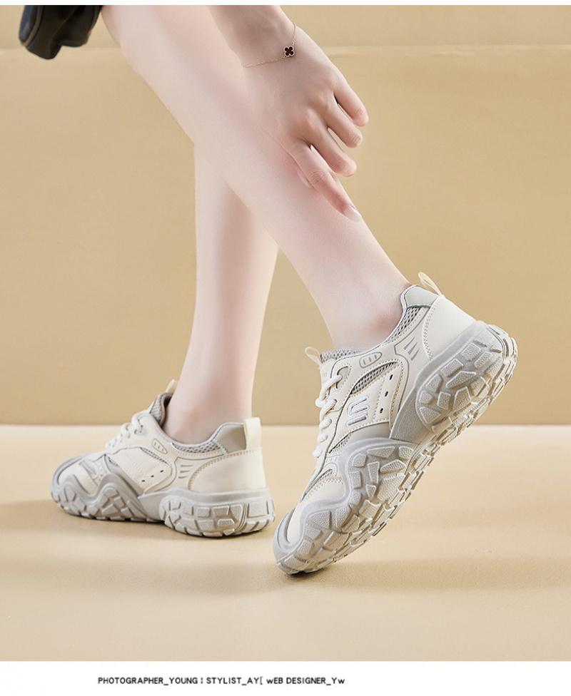 2026 women's running sneakers, shock-absorbing, lightweight, new autumn outdoor hiking shoes, non-slip, breathable dad shoes, unisex