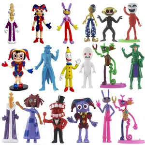 6-12Pcs Cartoon Characters Figura Model PVC The Amazing Digital Circus Anime Action & Toy Figures For Kids Birthday Gift