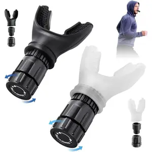 Portable Breathing Trainer with Adjustable Resistance & Breath Control, Easy-Clean Compact Design for Daily Home Fitness Training
