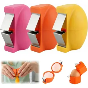 Egg Shell Opener, Egg Separator Egg Cracker Egg Peeler for Raw Eggs, Hard Boiled Egg Peeler Tool for Cutting Off Eggs Breaker Kitchen Gadgets for Cooking Bakery