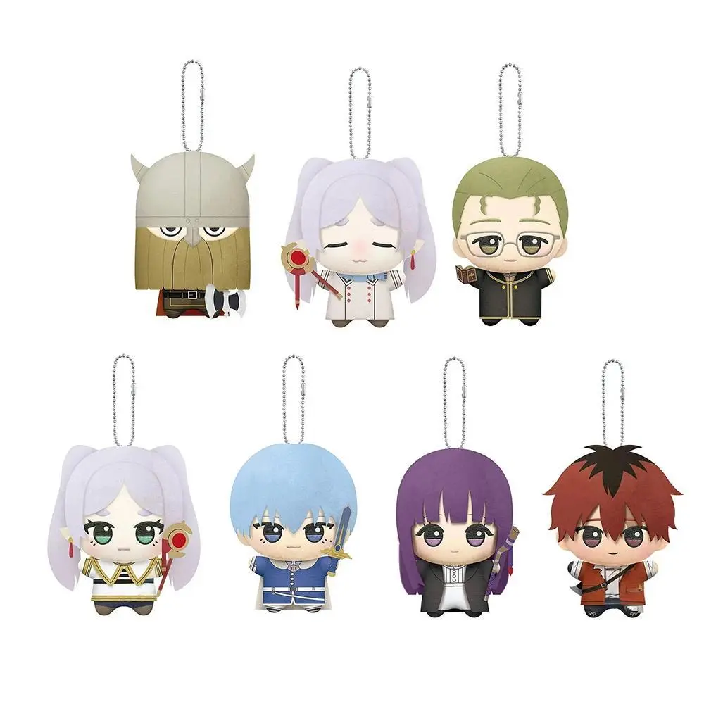 Anime Toy Pendant Frieren Plush Himmel Keychain Stark Cartoon Plush Toy Cosplay Soft Plush Stuffed Doll Kawaii Fern Plushie Gift
