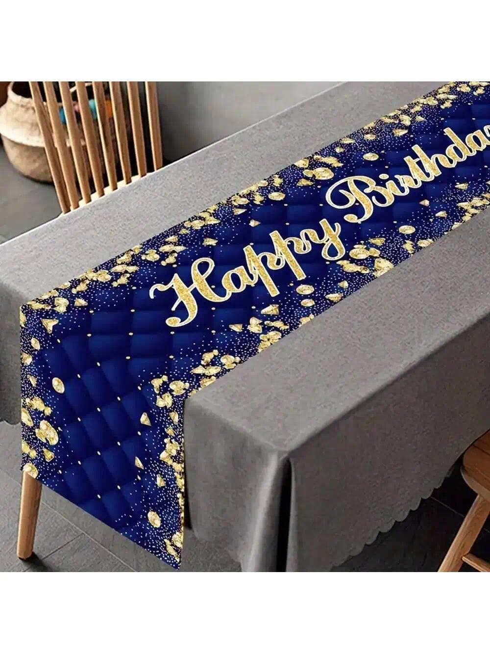 VIKAMA Round Table Runner Polka Dot, Boho Style Tablecloth For Home Party, Indoor Outdoor Wedding Decor