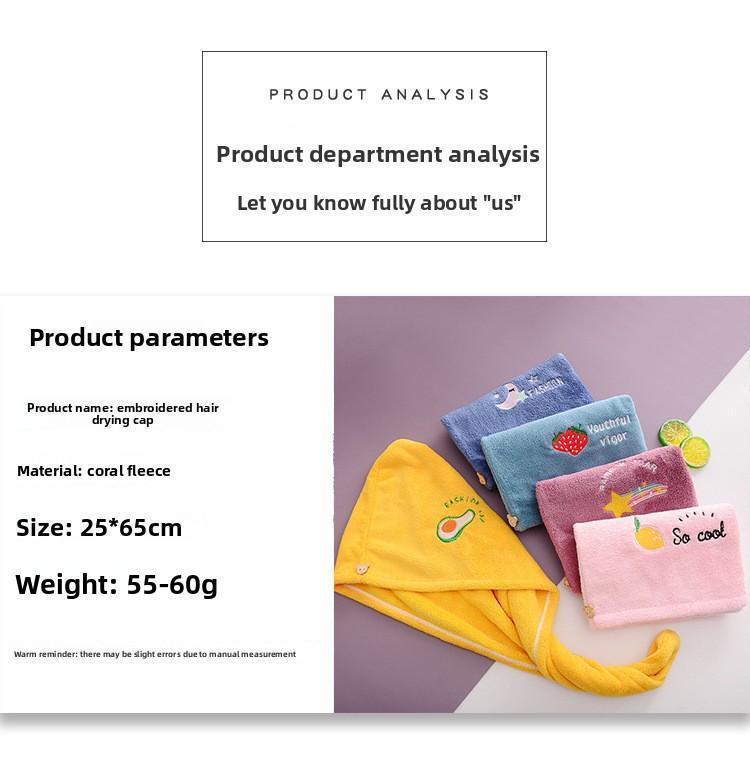 5-Pack Microfiber Hair Drying Towels, Quick-Dry Super Absorbent Hair Turban Caps with Soft Button Closure, Multiple Colors