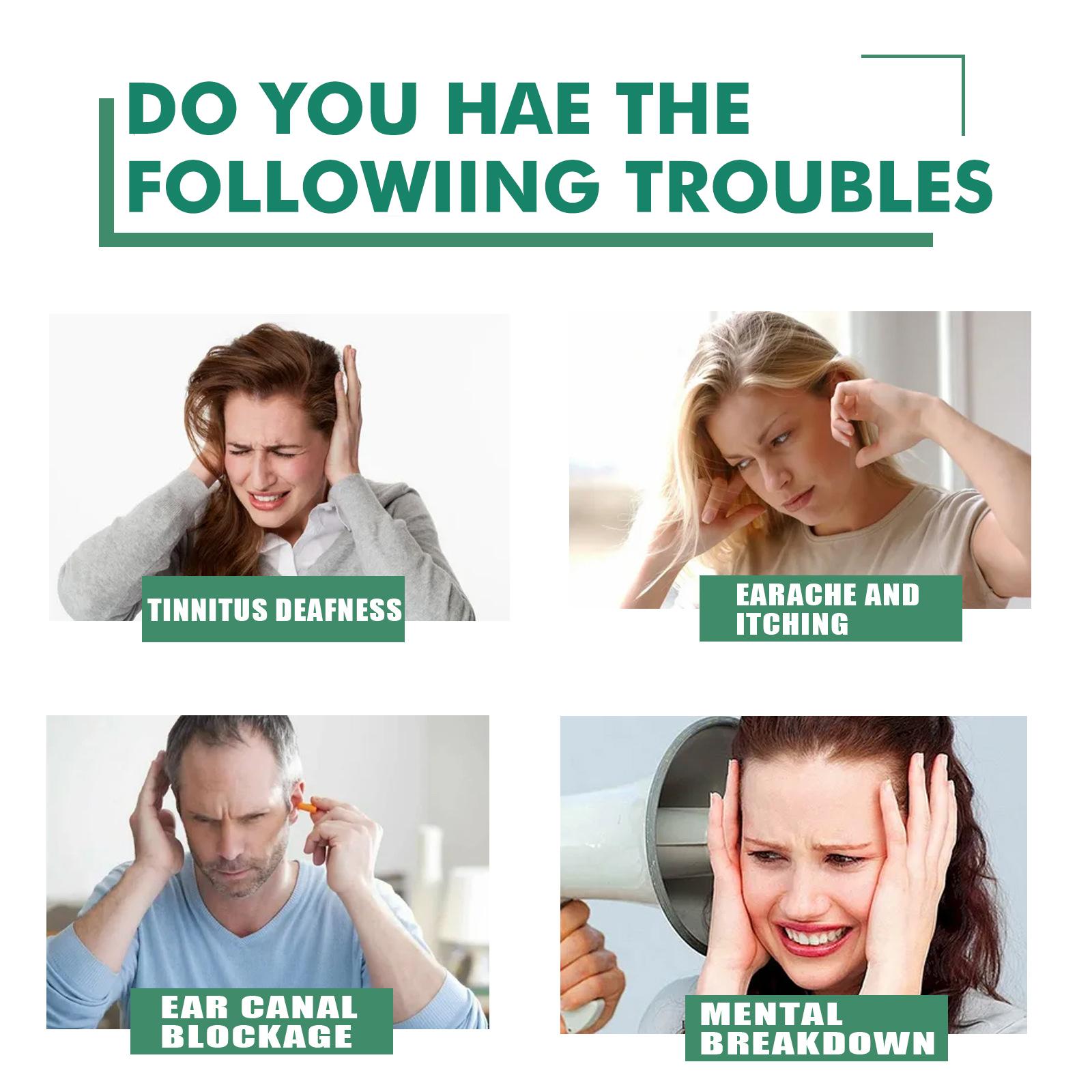 EELHOE Tinnitus Ear Drops Clean Earwax Relieve Tinnitus Ear Back Ear Discomfort Ear Drops Ear Hygiene Ear Care Relief Formulas EELHOE Tinnitus Ear Drops Clean Earwax Relieve Tinnitus Ear Back Ear Discomfort Ear Drops Ear Hygiene Ear Care Relief Formulas