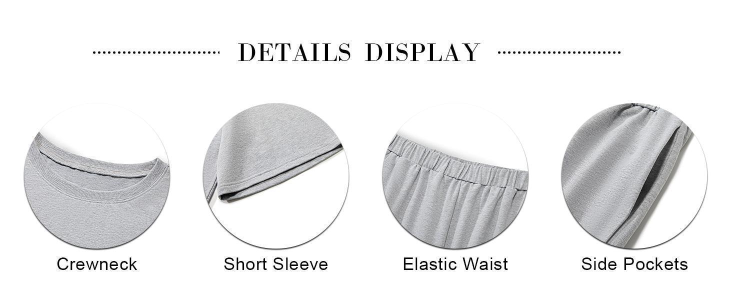 【1XL-5XL】Plus Size Curve Imily Bela Curve Womens Plus Size 2 Piece Outfits 3/4 Sleeve Tops and Wide Leg Pants Loungewear Pajamas Sets