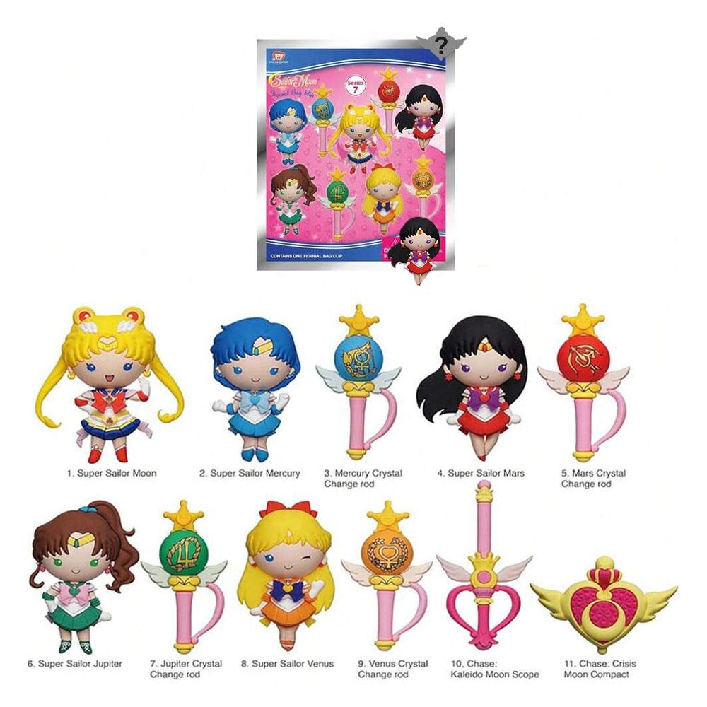 Official Sailor Moon 3D Anime Character Keychain Pendant, Mystery Blind Box Design, Perfect Gift for Fans & Collection Lovers