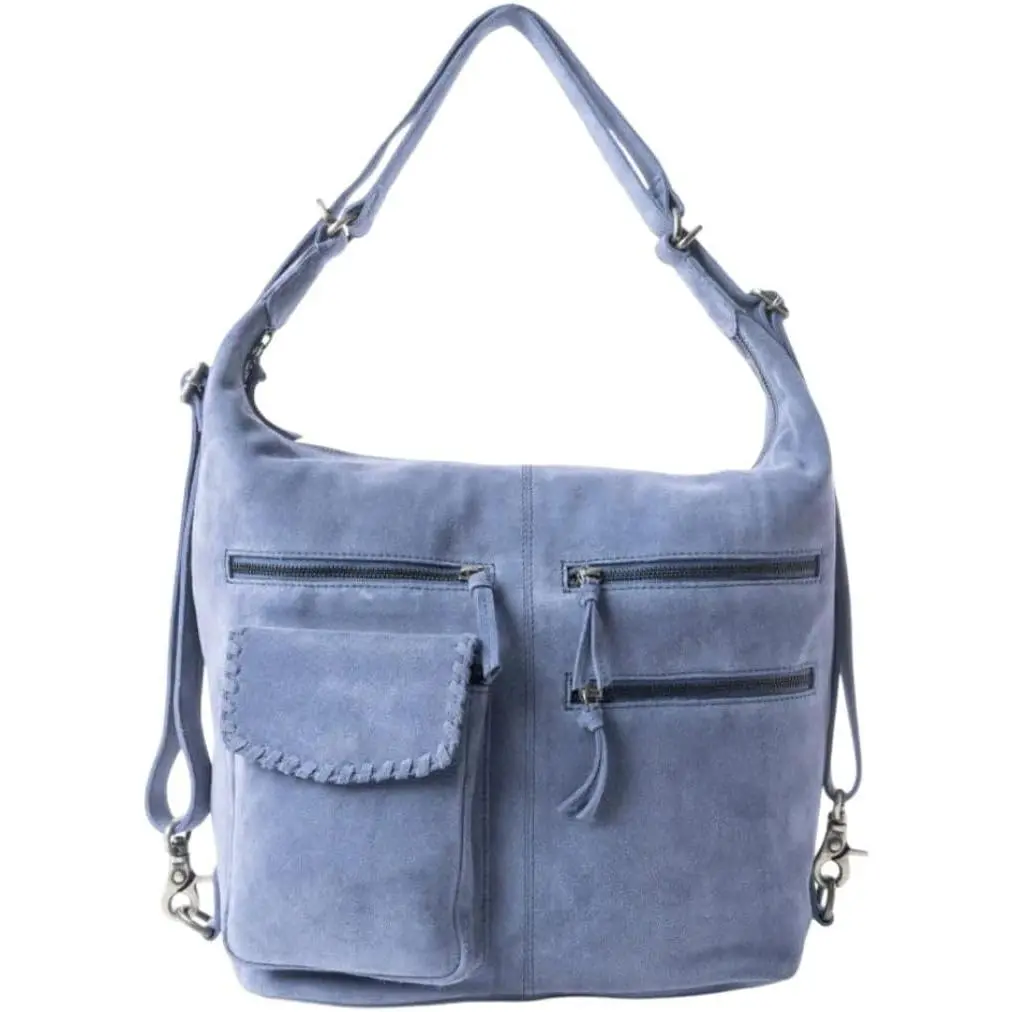 Leather  Purse Convertible Backpack for Women