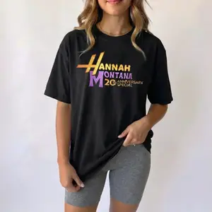 Retro Hannah Montana 20th Anniversary T Shirt Fan Tee Family Matching Musical Shirt