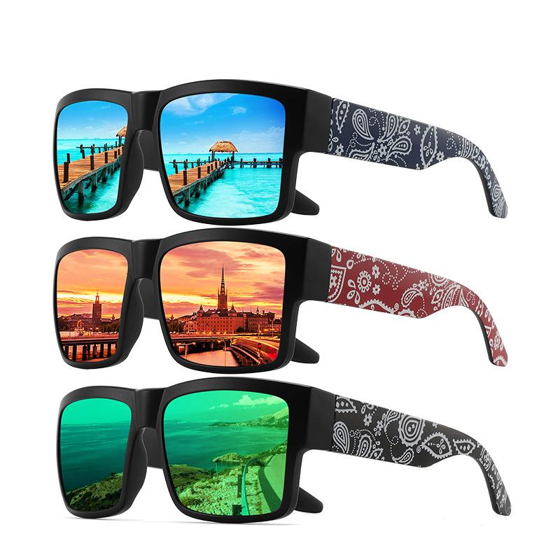 Fashion Vintage Square Polarized Sunglasses Men Women Luxury Brand Designer Men's Sun Glasses Driving Fishing UV400 Eyewear Man