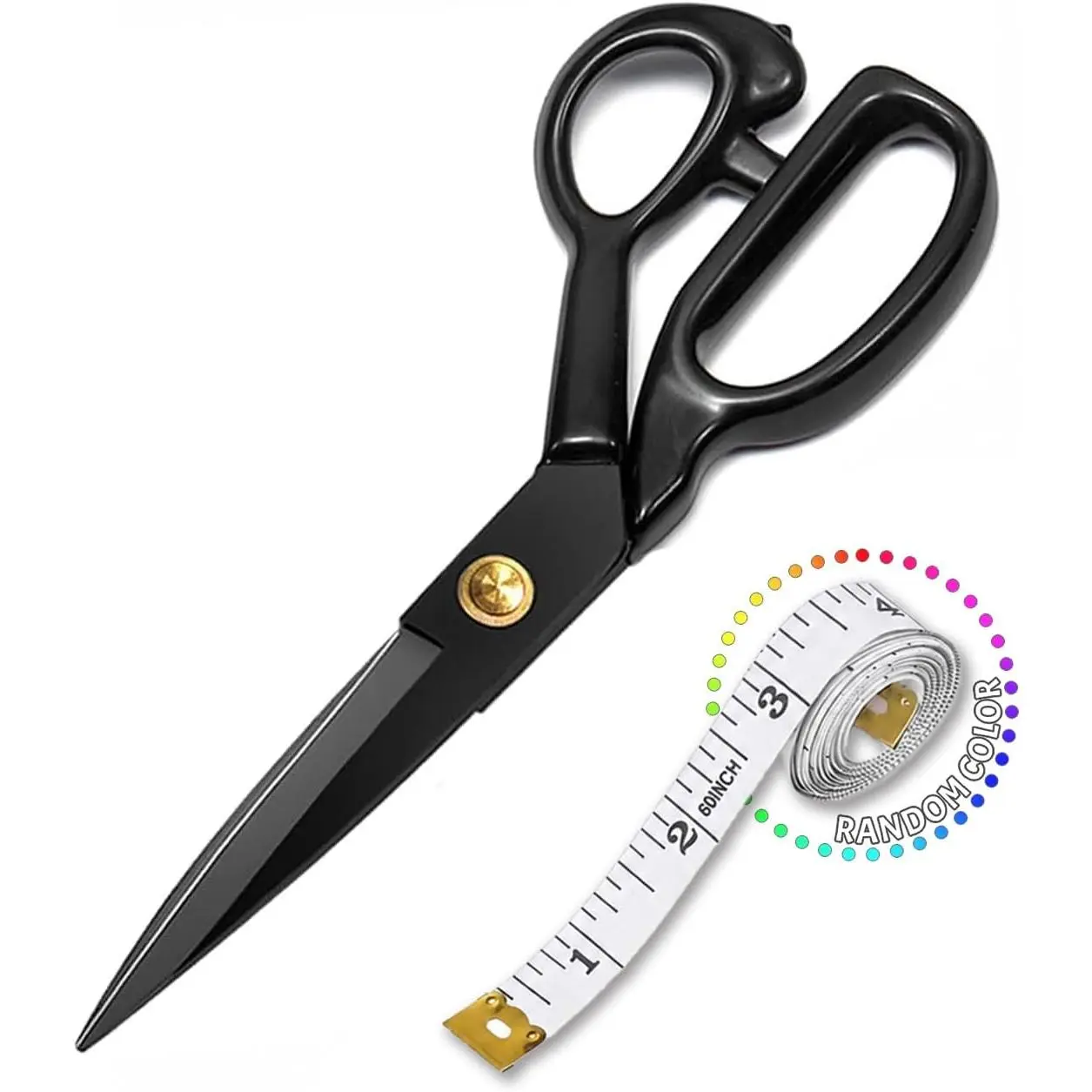 Fabric Sewing  9 Inch Heavy Duty Tailor Shears Professional | 9 Inch Professional High Carbon Steel Sewing  with   and Rubber Handle for Fabric and Leather