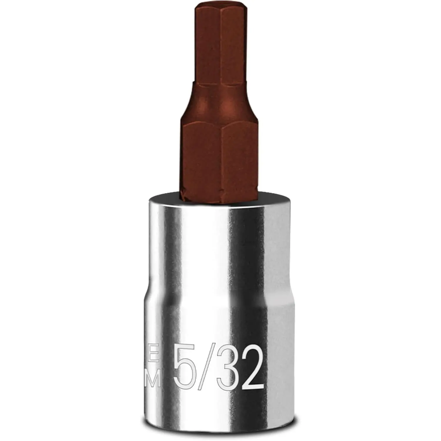 5/32 inch Hex Bit Socket, 3/8 Inch Drive 5/32 Allen Key Socket, SAE, Full Polished, S2 Steel  Made For Repairing
