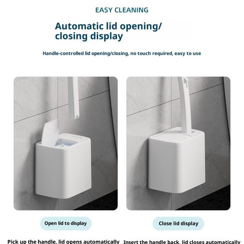 One-Use Toilet Cleaning Set, Includes 54/24 Replacement Brush Heads, Toilet Bowl Cleaner, Sink Cleaning System, Bathtub Drain Plug, Toilet Wand